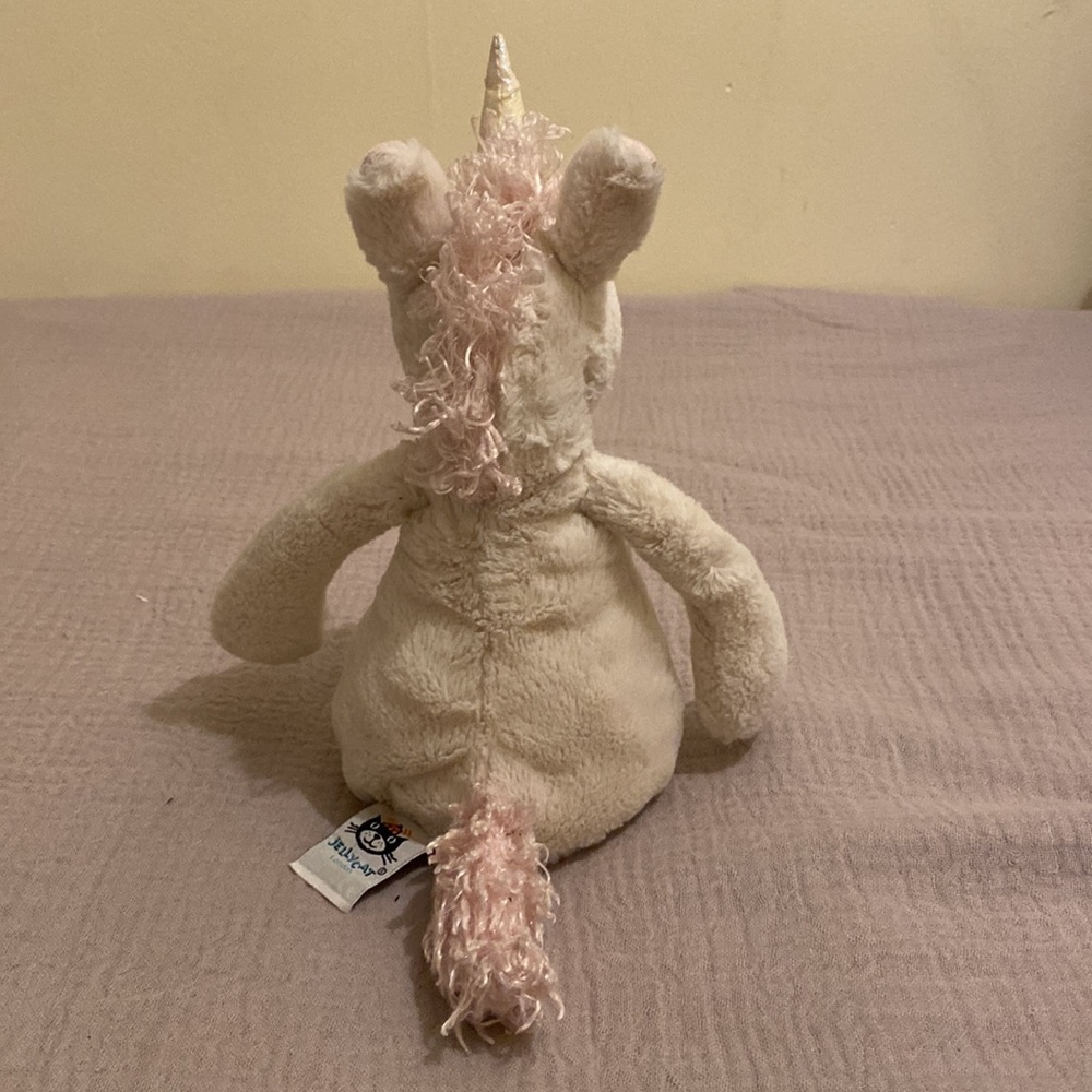 Jellycat White Plush Unicorn Toy - Picture 4 of 7